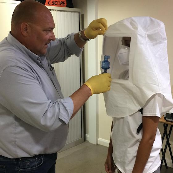 Face Mask Fit Testing Image