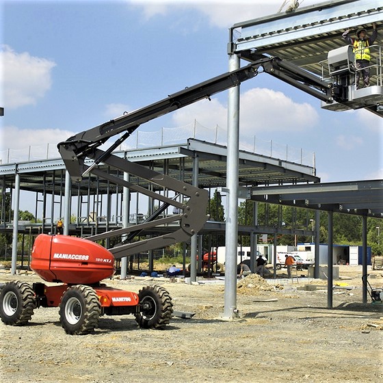 Hire 18m Diesel Articulated Boom in the Channel Islands