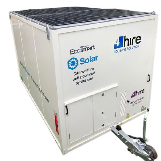 12ft Mobile Welfare Units with Solar Upgrade Image