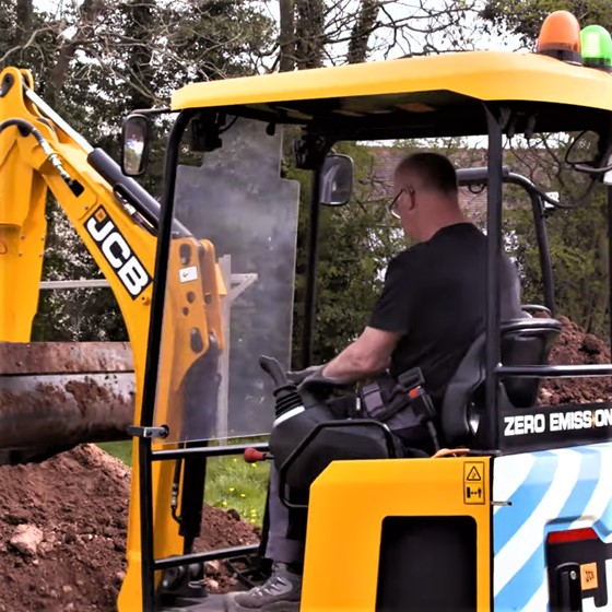 Electric Powered Excavator Product Overview
