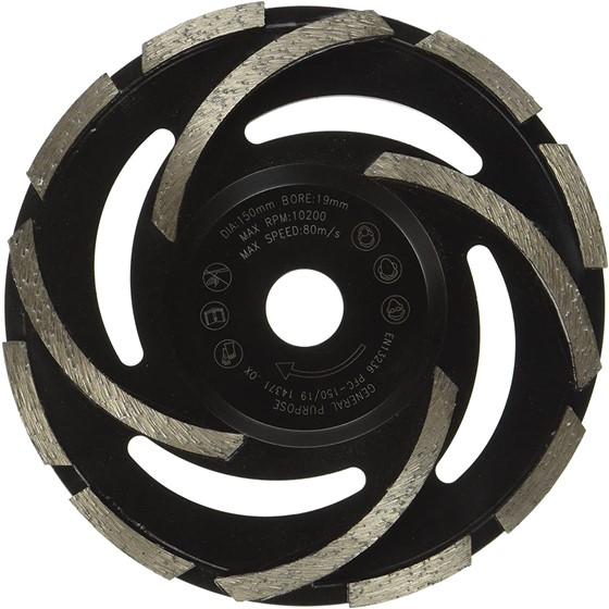 OX Spectrum Ultimate Fan Cup Grinding Disc-150/19mm Image 1