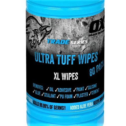 OX TRADE ULTRA TUFF XL WIPES Image 1