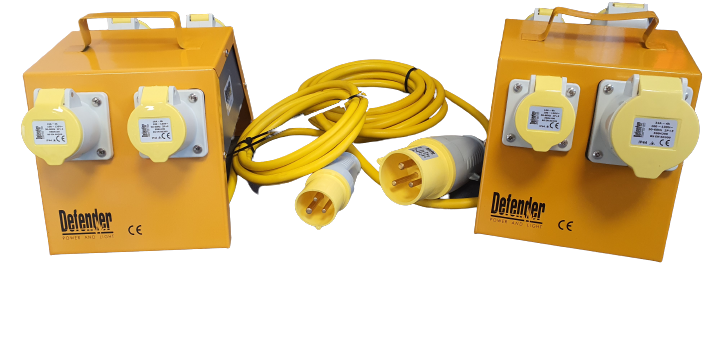 4 Way 110V 16A & 32A Power Splitter Image 1