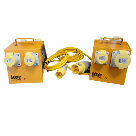 4 Way 110V 16A & 32A Power Splitter Image 1