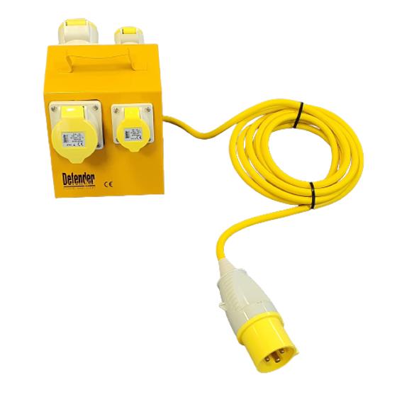4 Way 110V 16A & 32A Power Splitter Image 3