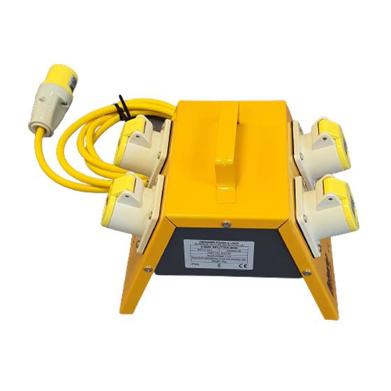 4 Way 110V 16A & 32A Power Splitter Image 4