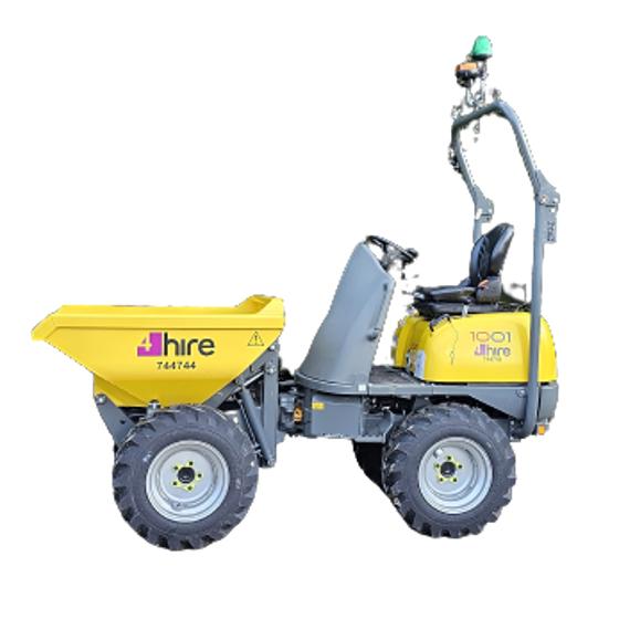 1T Wheel Hi-tip Dumper Image 4